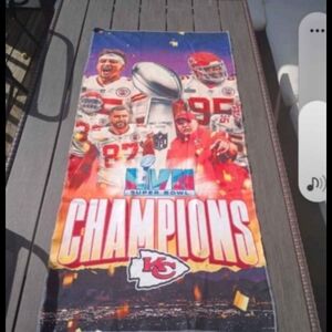 Kansas City Chiefs NFL Super Bowl Champions Towel  New